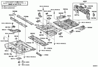 FLOOR PAN & LOWER BACK PANEL 1