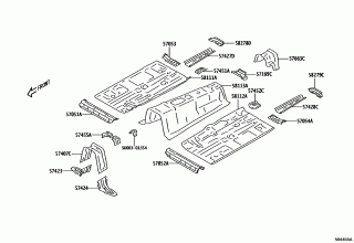 FLOOR PAN & LOWER BACK PANEL 1