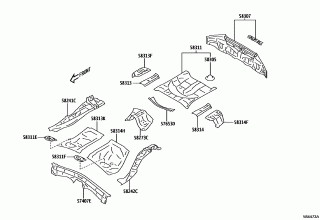 FLOOR PAN & LOWER BACK PANEL 3