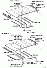 ROOF PANEL & BACK WINDOW GLASS 1