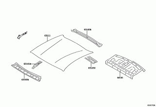 ROOF PANEL & BACK WINDOW GLASS 1