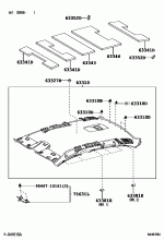 ROOF HEADLINING & SILENCER PAD 1