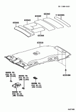 ROOF HEADLINING & SILENCER PAD 1