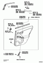 REAR DOOR PANEL & GLASS 2