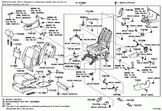 FRONT SEAT & SEAT TRACK 1