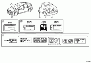 CAUTION PLATE (EXTERIOR & INTERIOR) 3