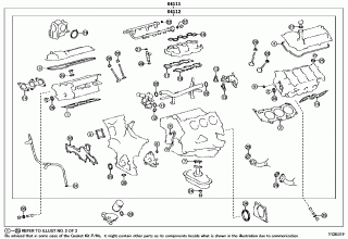 ENGINE OVERHAUL GASKET KIT 1