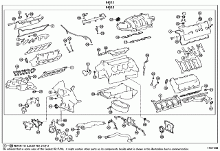 ENGINE OVERHAUL GASKET KIT 1