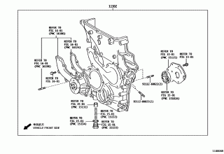 TIMING GEAR COVER & REAR END PLATE 1