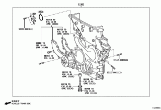 TIMING GEAR COVER & REAR END PLATE 2