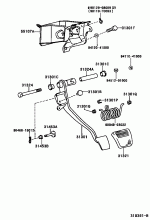 CLUTCH PEDAL & FLEXIBLE HOSE 1