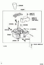 SHIFT LEVER & RETAINER 1