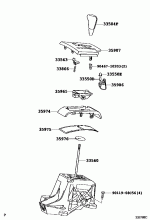 SHIFT LEVER & RETAINER 2