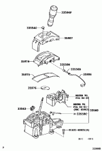 SHIFT LEVER & RETAINER 1