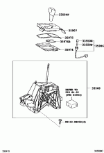 SHIFT LEVER & RETAINER 1