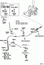 SHIFT LEVER & RETAINER 2