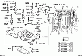 VALVE BODY & OIL STRAINER (ATM) 2