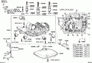 VALVE BODY & OIL STRAINER (ATM) 1