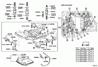 VALVE BODY & OIL STRAINER (ATM) 1