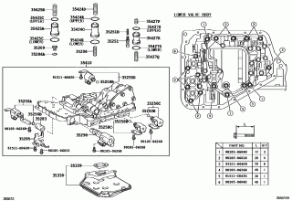 VALVE BODY & OIL STRAINER (ATM) 1