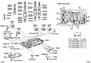 VALVE BODY & OIL STRAINER (ATM) 1