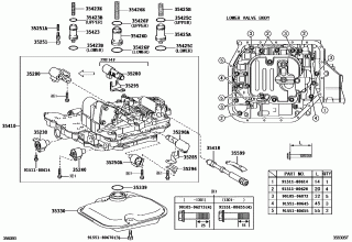 VALVE BODY & OIL STRAINER (ATM) 1