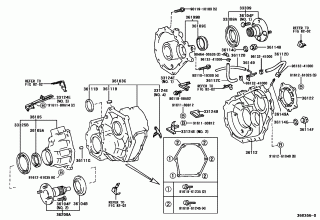 TRANSFER CASE & EXTENSION HOUSING 1