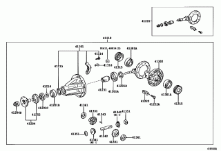 REAR AXLE HOUSING & DIFFERENTIAL 3