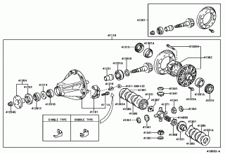 REAR AXLE HOUSING & DIFFERENTIAL 1