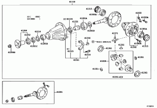 REAR AXLE HOUSING & DIFFERENTIAL 3