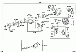 REAR AXLE HOUSING & DIFFERENTIAL 3