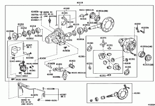 REAR AXLE HOUSING & DIFFERENTIAL 1