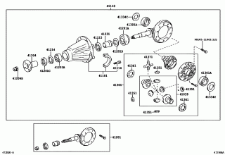 REAR AXLE HOUSING & DIFFERENTIAL 1