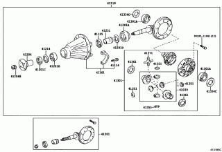 REAR AXLE HOUSING & DIFFERENTIAL 3