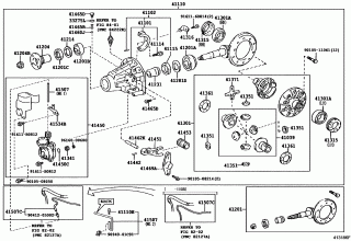 REAR AXLE HOUSING & DIFFERENTIAL 1