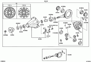 REAR AXLE HOUSING & DIFFERENTIAL 1