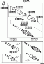 REAR AXLE SHAFT & HUB 1