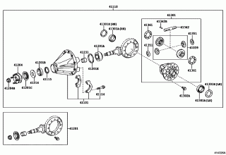 REAR AXLE HOUSING & DIFFERENTIAL 1