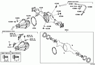 REAR AXLE HOUSING & DIFFERENTIAL 3