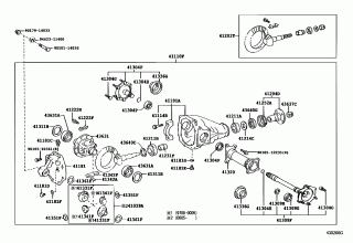 FRONT AXLE HOUSING & DIFFERENTIAL 1