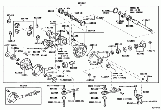 FRONT AXLE HOUSING & DIFFERENTIAL 1