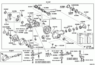 FRONT AXLE HOUSING & DIFFERENTIAL 3