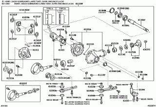 FRONT AXLE HOUSING & DIFFERENTIAL 1