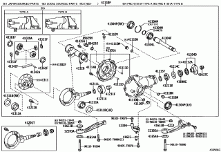 FRONT AXLE HOUSING & DIFFERENTIAL 4