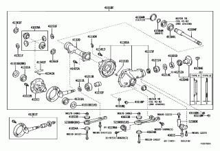 FRONT AXLE HOUSING & DIFFERENTIAL 1