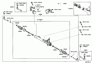 FRONT STEERING GEAR & LINK 1