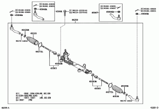 FRONT STEERING GEAR & LINK 1