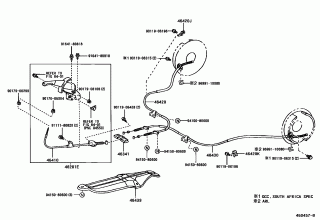 PARKING BRAKE & CABLE 2