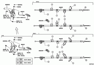 PARKING BRAKE & CABLE 1