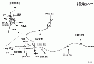 PARKING BRAKE & CABLE 2